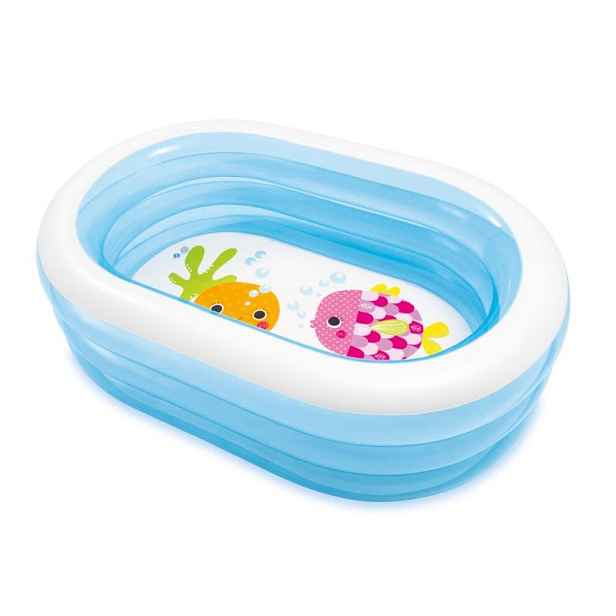 Intex 57482 Dětský bazén My Sea Friends 163 x 107 x 46 cm