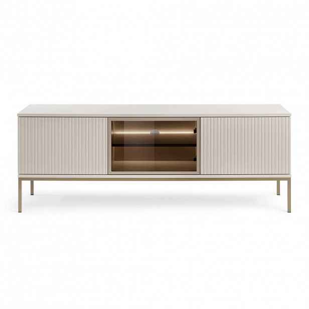 Selsey TV stolek Tosena šedobéžový 154/56/39 cm
