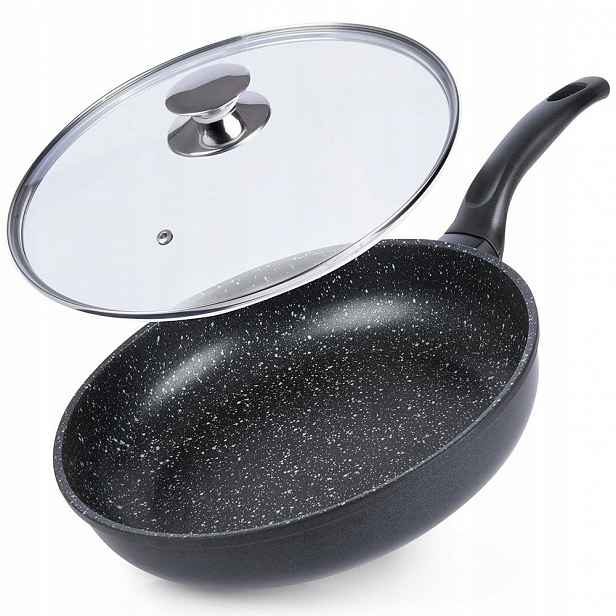 Granitová pánev na smažení dušení Orion Grande 28 cm na plyn, indukční