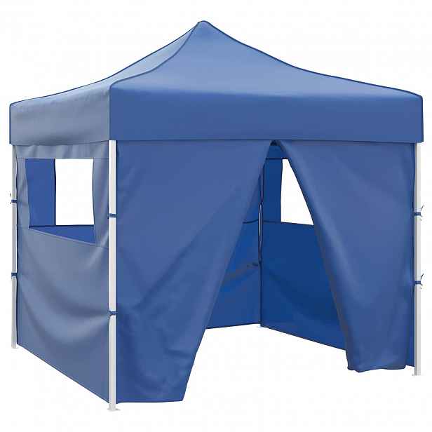 vidaXL Party Stan 291 x 291 x 315 cm Modrá Oxford látka