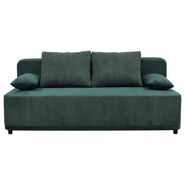 MID.YOU ROZKLÁDACÍ POHOVKA, textil, zelená