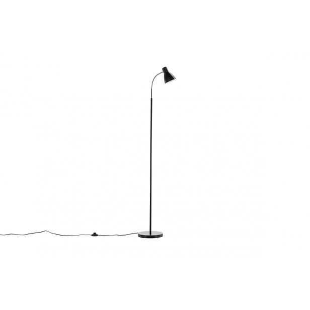 Černá stojací lampa LINA