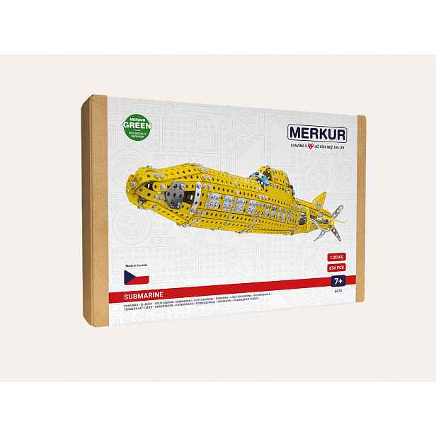 Merkur - stavebnice Merkur - Ponorka, 654 dílků