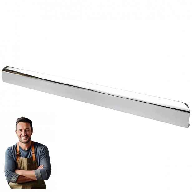 Nábytková Úchytka Okrajový pro skříňku Zásuvky Sanna 540 mm Chrom Lesk