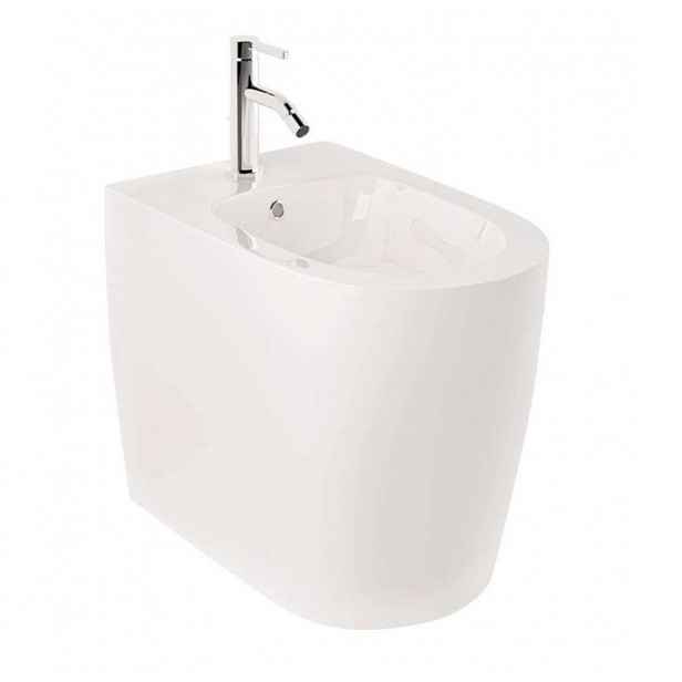 Kludi Resa R - Stojící bidet, otvor pro baterii, lesklá bílá 23BIB0243