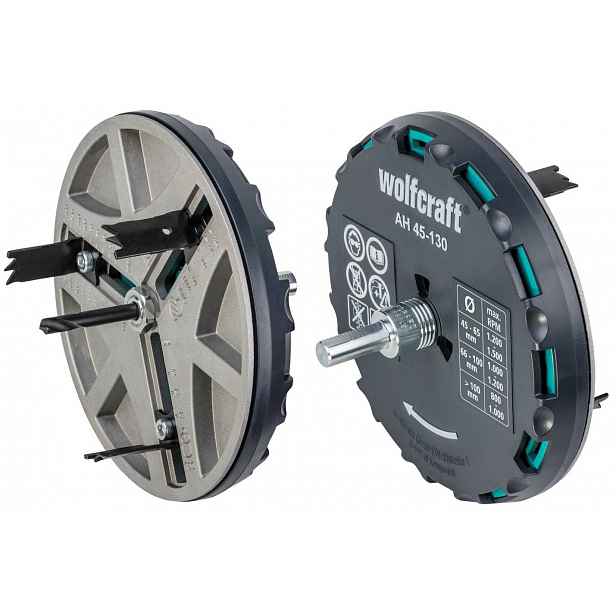 Korunkový Vrták Nastavitelný 45-130 mm Wolfcraft