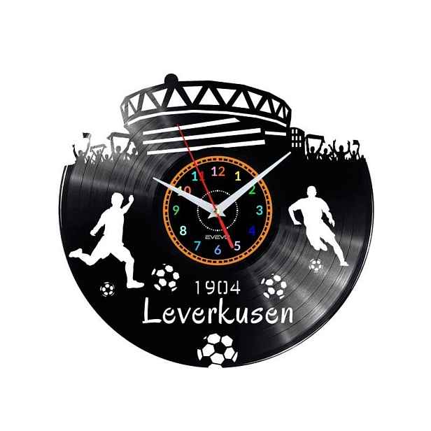 Leverkusen Dekorativní Nástěnné Hodiny Moderní Vinylová Deska Na Pre
