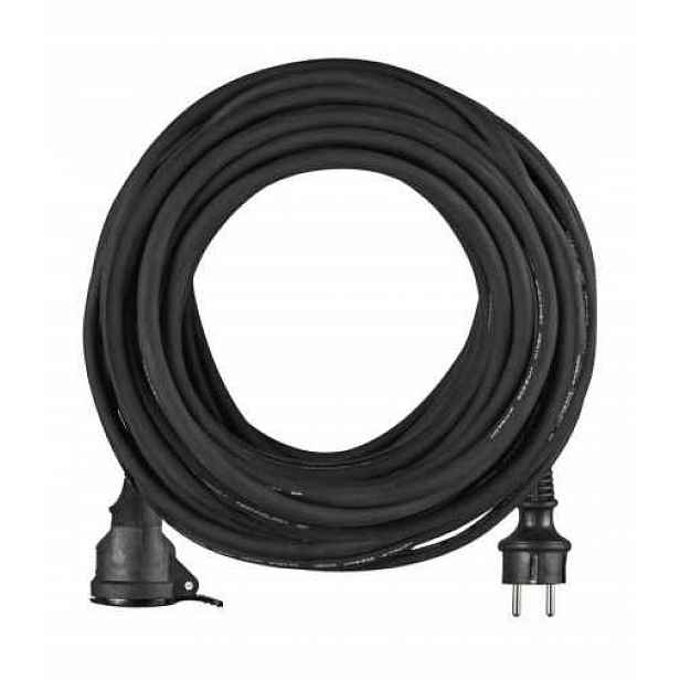Prodlužovací Kabel 1 25 m 3×2,5 mm guma/neopren Emos