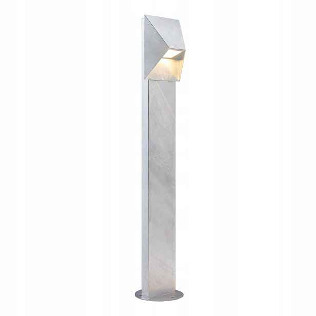 Zahradní sloupek Cesta Moderní Stříbrný Kov Sklo IP54 Pontio Nordlux
