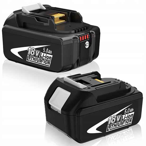 2x Akumulátor baterie Li-ion 18V 5AH pro Ma-kita BL1850 BL1860B BL1855