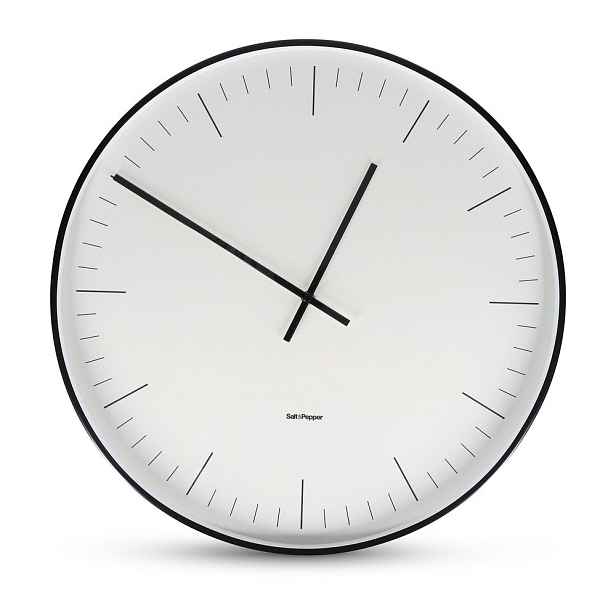 Nástěnné hodiny ø 51 cm Pulse – Salt&Pepper