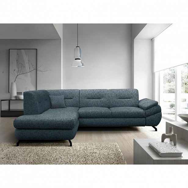 MID.YOU ROHOVÁ SEDAČKA, textil, modrá