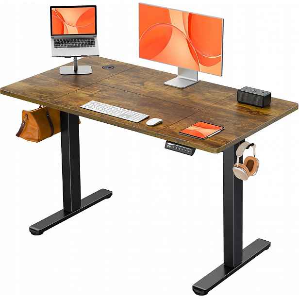 Elektrický psací stůl ErGear 120 × 60 cm, nastavitelná výška 72 – 118 cm