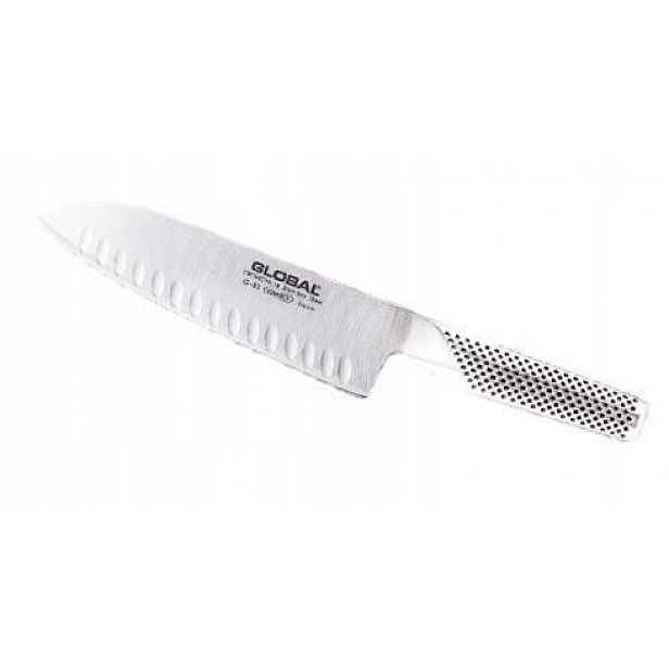 Global nůž Kuchyňský Santoku 18 cm vroubkovaný G-80 univerzální