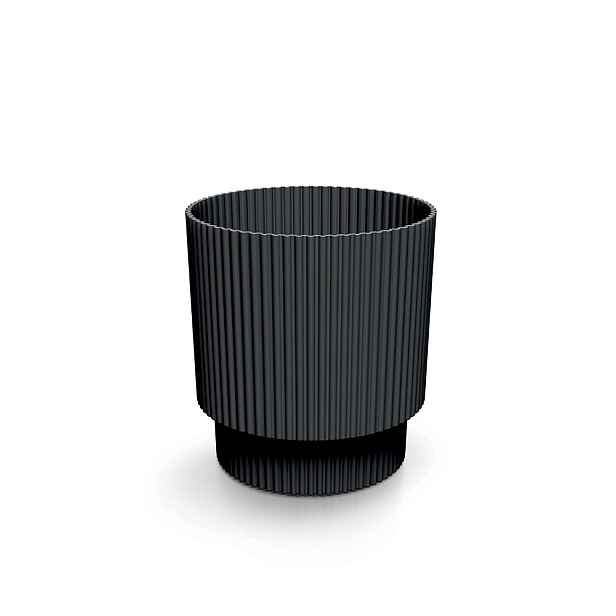 Prosperplast Květináč MILLA VII uhelný, varianta 14,6 cm