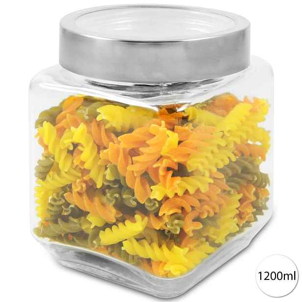 ODELO OD1800 Dóza na potraviny, skleněná, 1200ml, 15x12cm