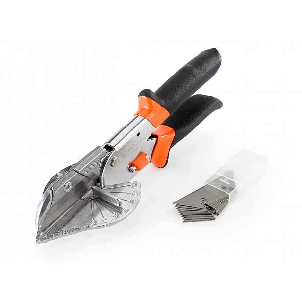 Úhlové nůžky, nůžky na stříhání Pvc, plastové, 10 x čepel součástí balení