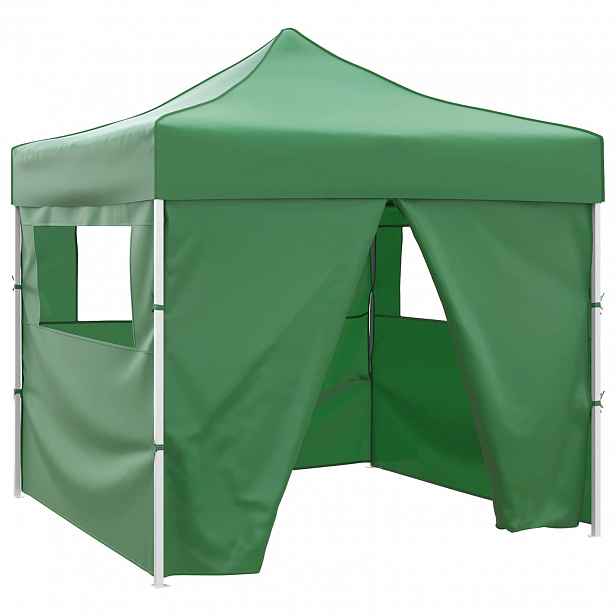 vidaXL Party Stan 291 x 291 x 315 cm Zelená Oxford látka