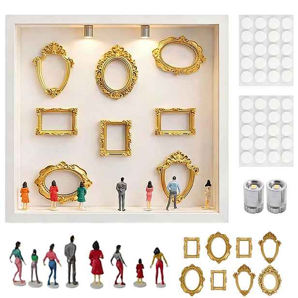 Diy Krabička Krabička S 8 Rámečky A Figurkami Jako Dárek