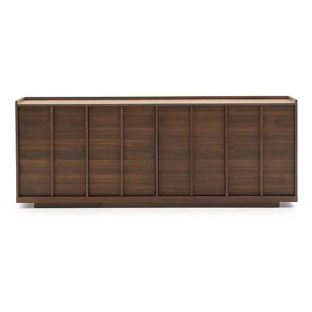 Hnědá komoda v dekoru ořechu 200x80x45 cm Onix – Kave Home