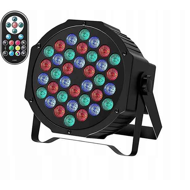 Led scénický reflektor Rgb 72W DMX Ovladač Párty diskotéková lampa