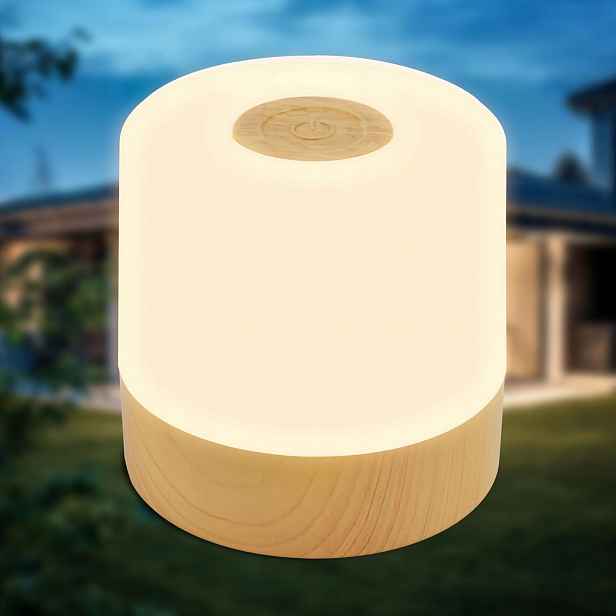 Mini stolní Led lampa, bezdrátová, dotyková, stmívatelná, Usb-c kabel