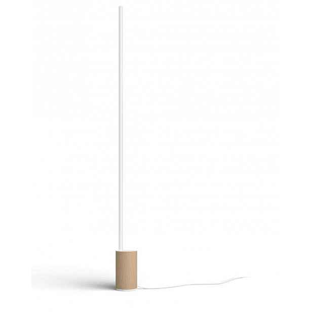 Philips Hue Gradient Signe - Chytré stojací LED svítidlo, bílá/dub 929003479701