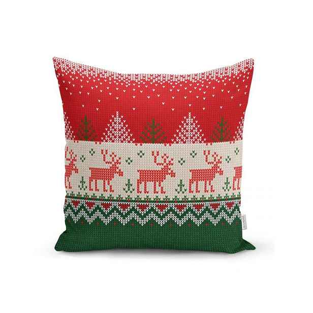 Povlak na polštář s vánočním motivem 43x43 cm Merry Christmas – Mila Home