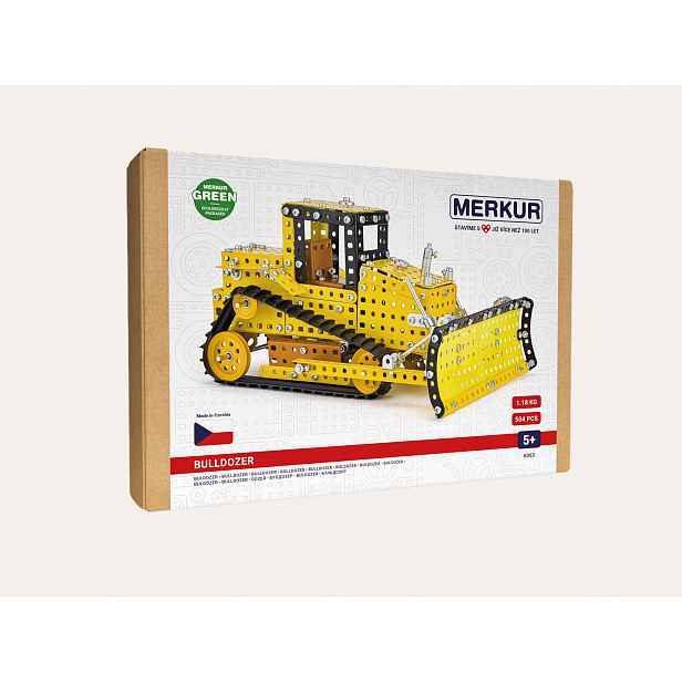 Merkur - stavebnice Merkur - Buldozer, 504 dílků
