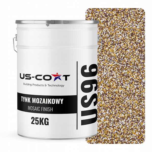 Mozaiková Omítka Mozaika 25 Kg Hnědo-hořčicová Barva M62 Ozdobná Pryskyřičná