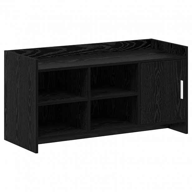 vidaXL Skříň na obuv Černý dub 100 x 39,5 x 51 cm Kompozitní dřevo