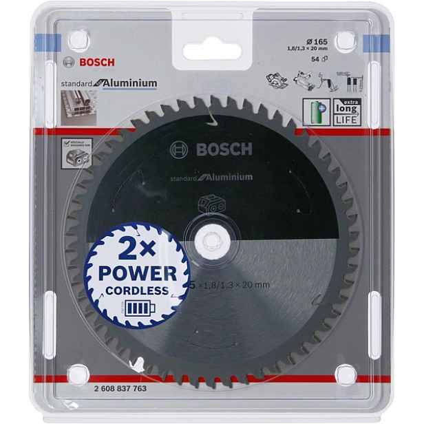 Bosch Pila Standard.alu 165x20x54z Accu B2608837763