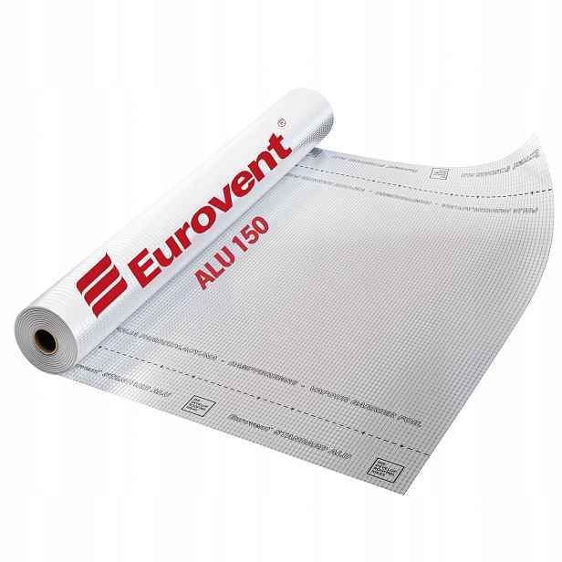 Fólie Parotěsná Aluminiová Vyztužená Parotěsná Eurovent Alu 150 g