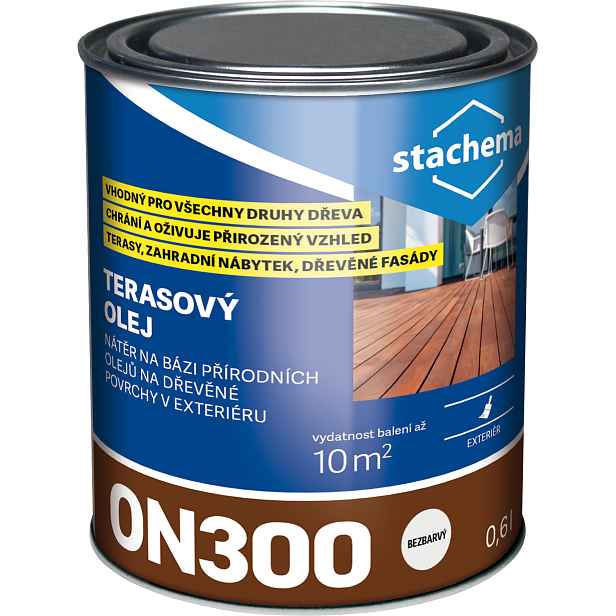 Olej terasový Stachema ON300 borovice 0,6 l