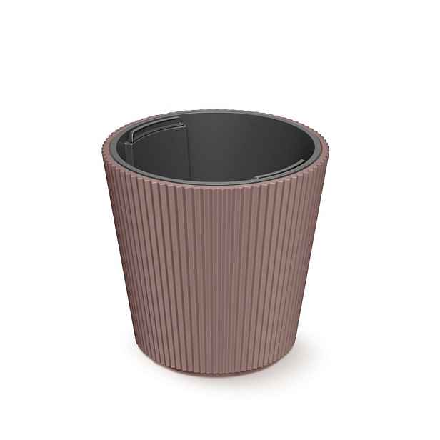 Prosperplast Květináč MILLA VIII marsala, varianta 23,8 cm