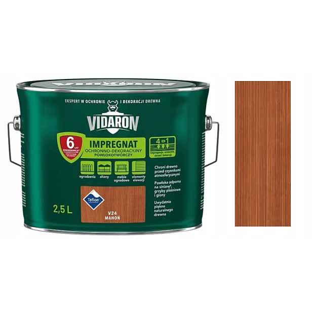 Vidaron Impregnát Na Dřevo 2,5 L Mahagon V24