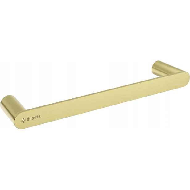 Kulatý Nástěnný věšák na ručníky 30 cm kartáčované zlato (ADR_R61