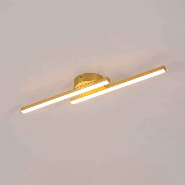 Stropní Led lampa zlatá moderní plafon 17W 2400 lm 3000K 61,5 cm Comely