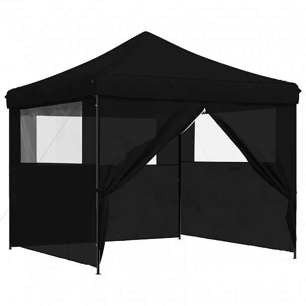 vidaXL Party Stan 292 x 292 x 315 cm Černá Oxford látka