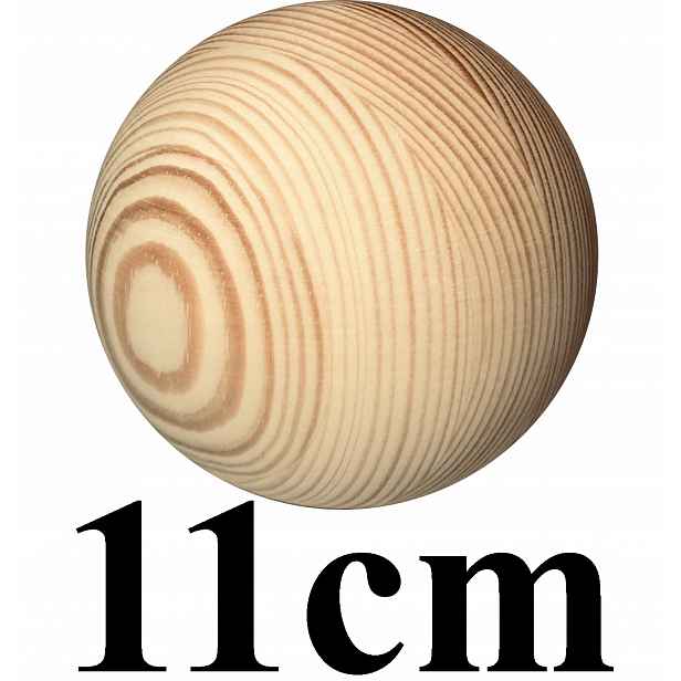 Dřevěné Kuličky, Kuličky různé rozměry 110 mm