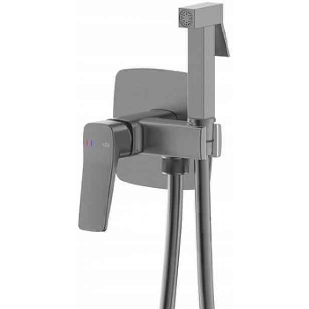 Kfa Podomítková Bidetová Baterie Malaga, Gun Metal Grey Pvd