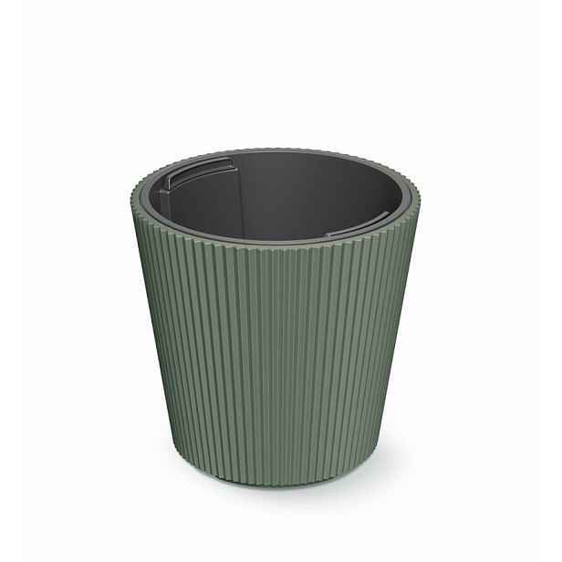 Prosperplast Květináč MILLA VIII tmavě zelený, varianta 23,8 cm