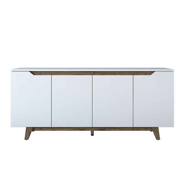 Skříňka Good White and Walnut