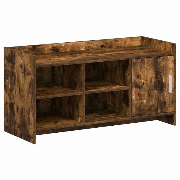 vidaXL Skříň na obuv Kouřový dub 100 x 39,5 x 51 cm Kompozitní dřevo