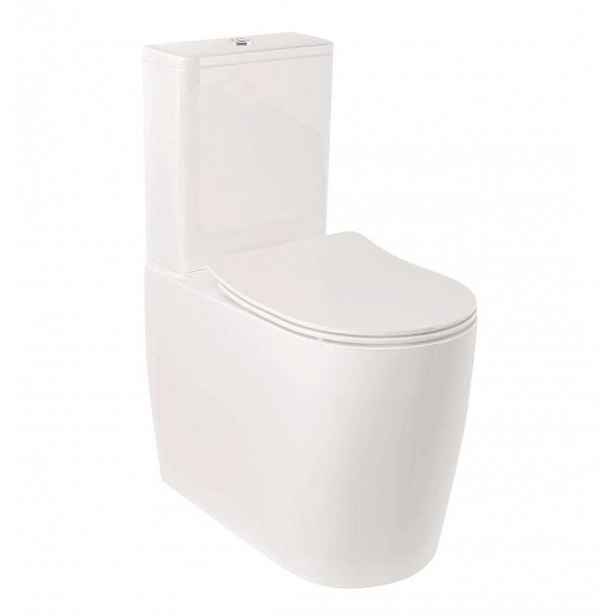 Kludi Resa R - WC kombi mísa, spodní odpad, Rimless, SpiralFlush, lesklá bílá 23WCB0643