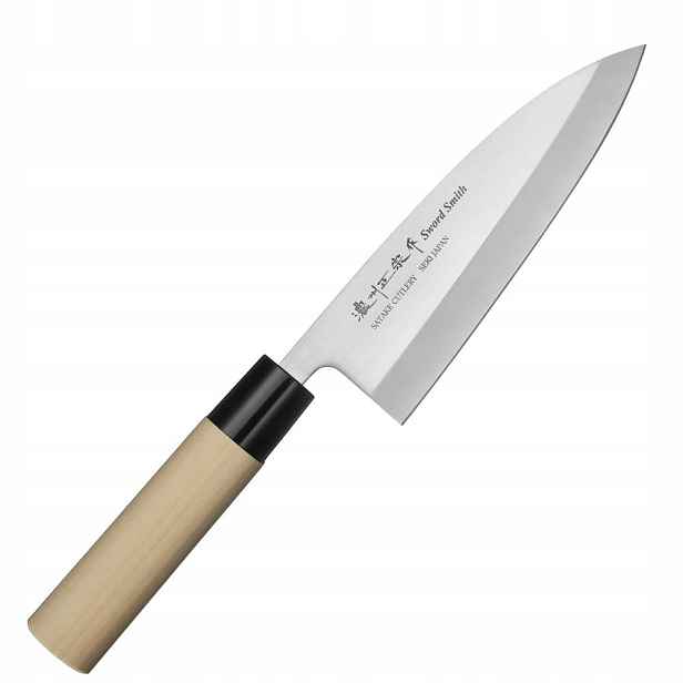 Satake nůž S/d 420J2 Japonský ostrý Nůž na maso Deba 15,5 cm