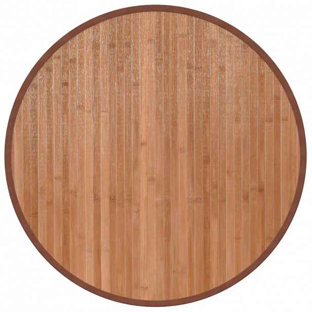 vidaXL Koberec kulatý přírodní 60 cm bambus