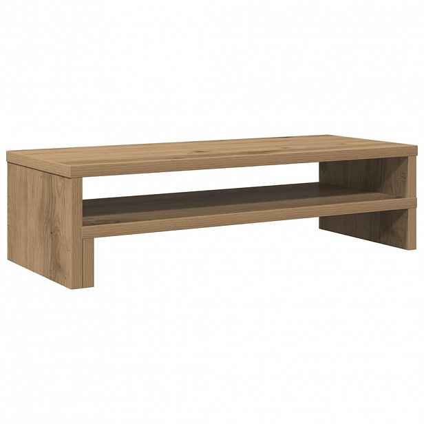 vidaXL Stojan na monitor dub artisan 54 x 22 x 15 cm kompozitní dřevo