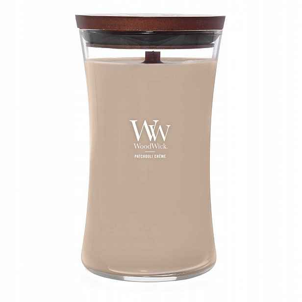 WoodWick Patchouli Creme Velká vonná svíčka