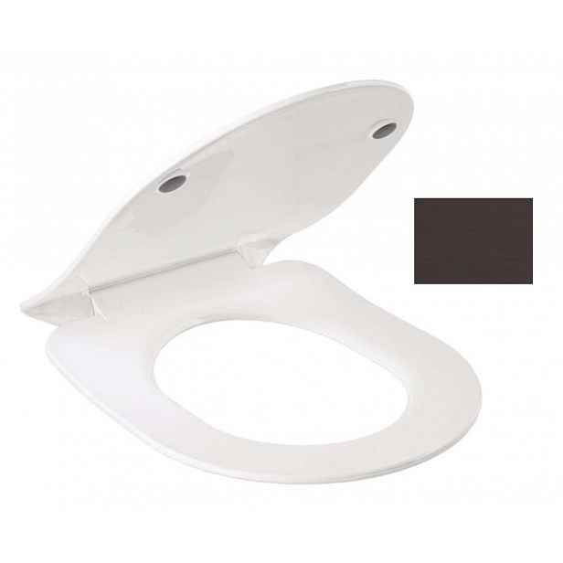 Kludi Resa R - WC sedátko Slim, SoftClosing, QuickRelease, matná černá 23WCS39
